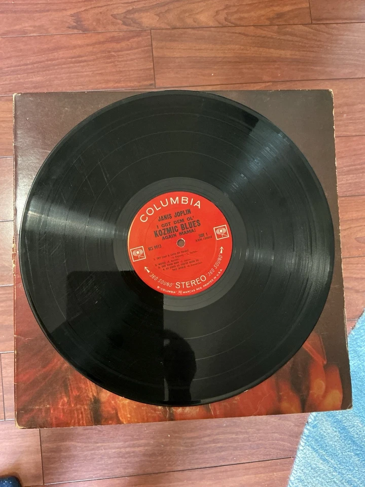Janis Joplin I Got Dem Ol' Kozmic Blues Again Mama! (KCS 9913) Vinyl LP 1969 - Image 4 of 4