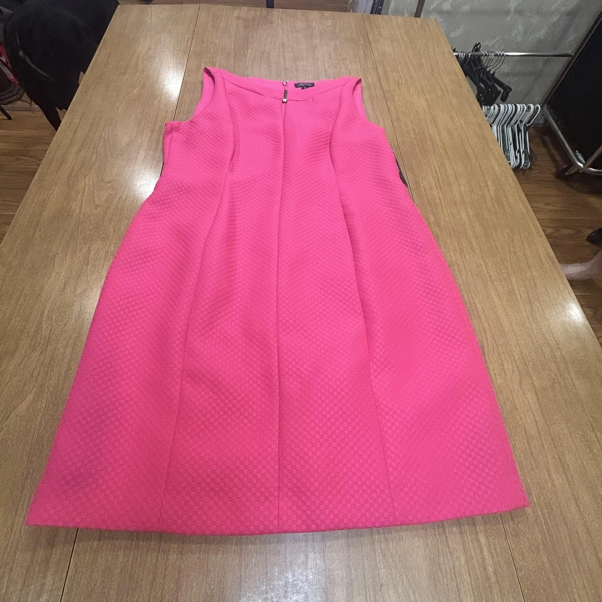 tahari hot pink dress Elie tahari robin dress painted lady hot pink