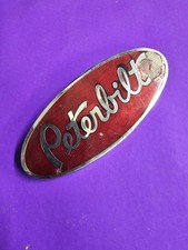 Bin1 Used Vintage Oval Peterbilt Truck Emblem 8 Logo 2 Pins Bin1 Used Vintage Oval Peterbilt Truck Emblem 8 Logo 2 Pins