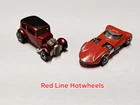 Redline Hotwheels Twin Mills - 32 Ford Vicky Lot Of 2 Cars Ventage