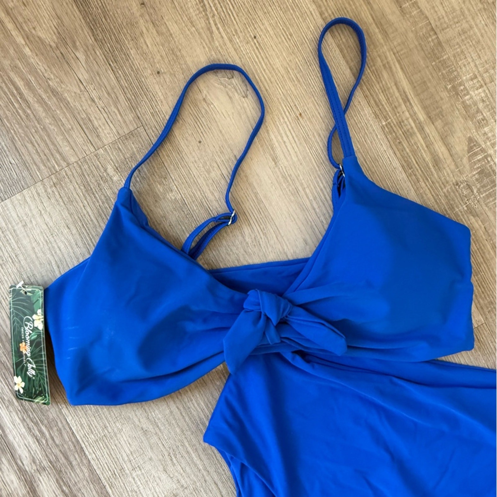 Blooming Jelly Women’s S / M Blue Bikini Swim Suit Set New NWT