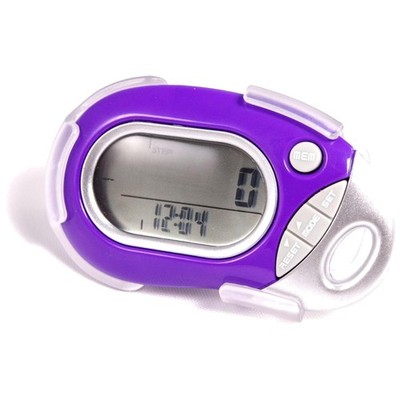 Pedusa PE-771: Purple Multifunction Pedometer