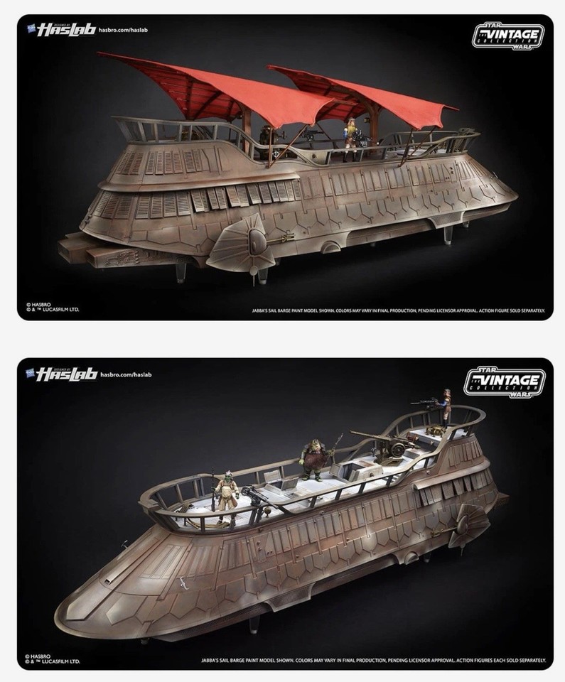 Star Wars HASLAB Jabba Sail Barge Khetanna Factory NEW Sealed w ...