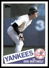 1985 Topps Don Mattingly New York Yankees #665 NM-MT