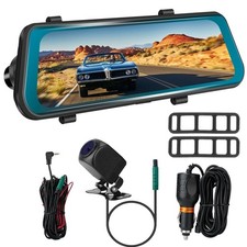 1080P Car DVR Dash Camera 9.66In Driving Recorder G Sensor Parking Monitoring