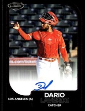 2024 Pulse  Lumin Dario LaVerde 10/35 Black Purple Foil On Card Auto Angels D1