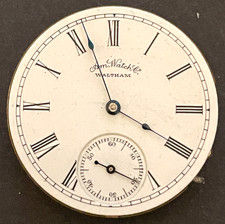 Antique Waltham 1873 Seaside E Pocket Watch Movement Parts/Repair 6s 7j USA