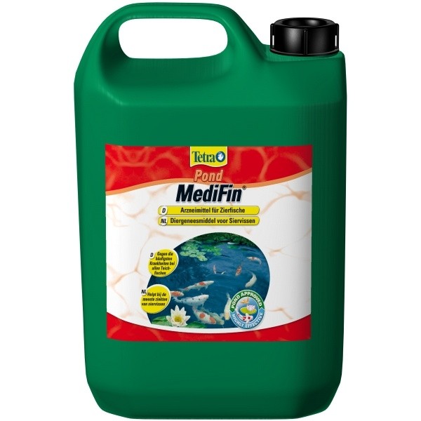 Tetra Pond Medifin - 3 Liter Medikament FüR Gartenteichfische Heilmittel-image