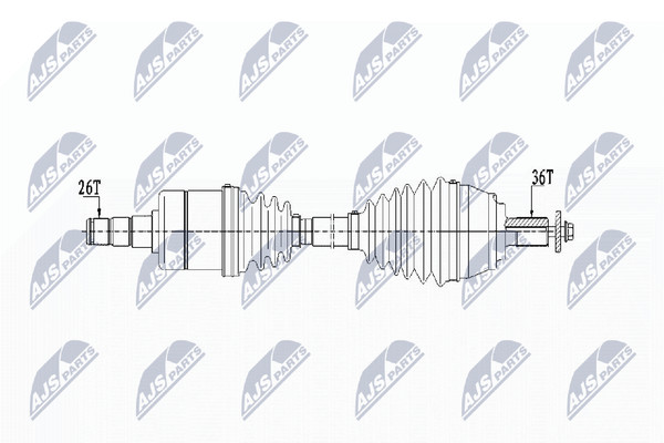 NTY Antriebswelle NPW-VV-131 FüR Volvo V40 525-image