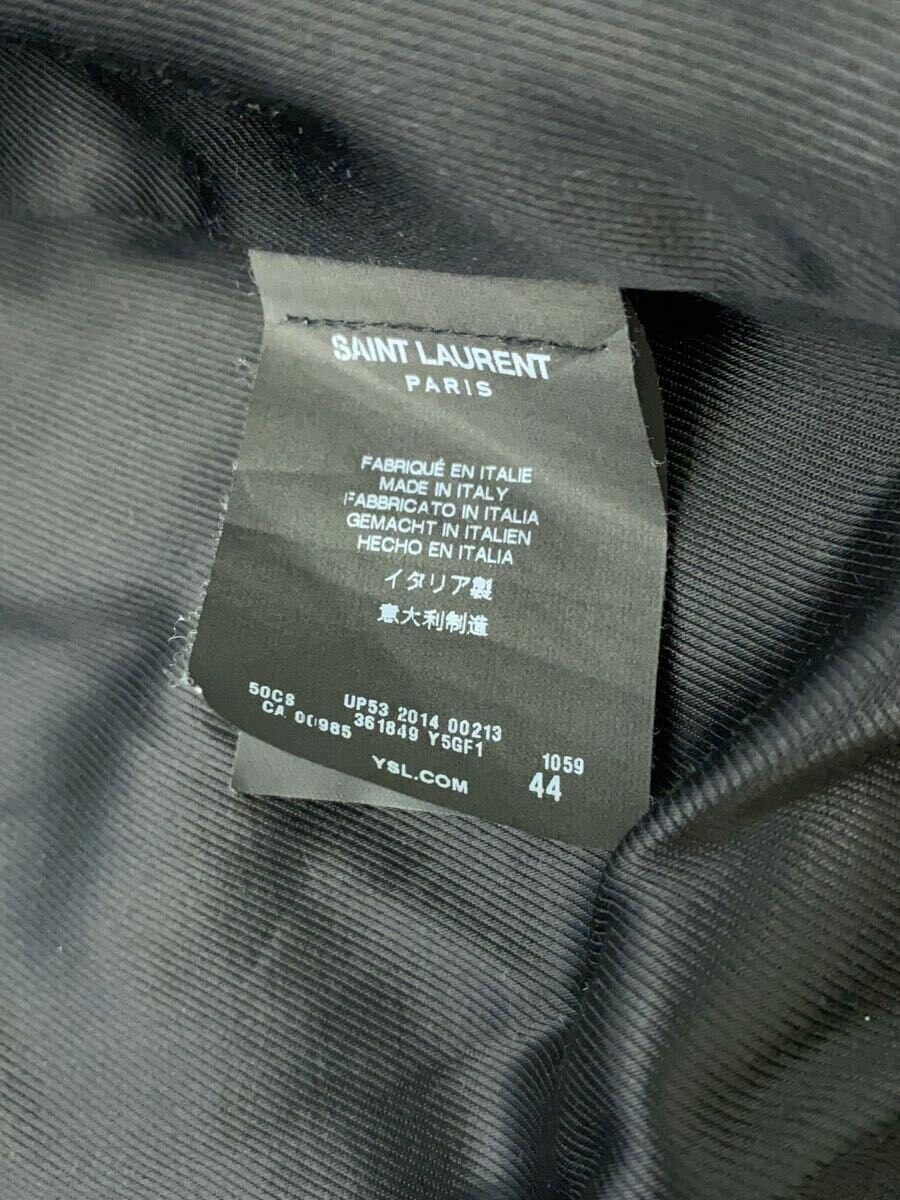 Giacca SAINT LAURENT Double Riders nera 44 usata