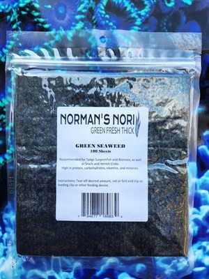 Green Seaweed Sheets 100 Package of 4  x 7.5  Nori Seaweed Sheets, for All Al...