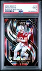 2024 Panini Select #113 Drake Maye Black & Red Shock PSA 9