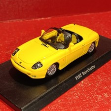 FIAT BARCHETTA CABRIOLET JAUNE 1/43 MAXI CAR