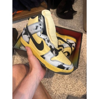 Nike Dunk High 1985 SP ''Black Acid Wash'' Sneakers