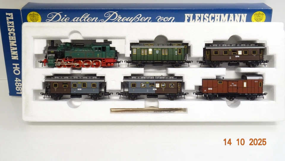 Fleischmann H0 4881 Zugset 6tlg. der K.P.E.V. in OVP JL3572