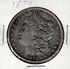 1879 P Morgan Silver Dollar - circulated