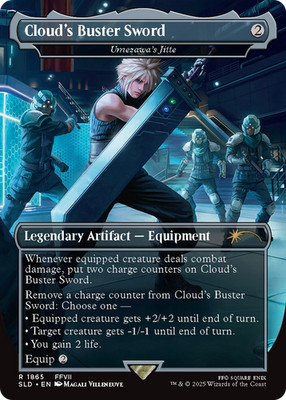 PSA10 クラウドのバスターソード　梅澤の十手 Cloud's Buster Sword - Umezawa's Jitte - NM FOIL - Secret Final