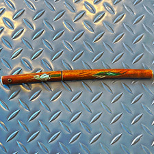 Rempp Motors Letter Opener Clip Point Steel Blade Wood Handle w/ Sheath