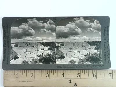 Keystone Stereoview 29095 Hopi House from El Tovar Grand Canyon Native Dwelling