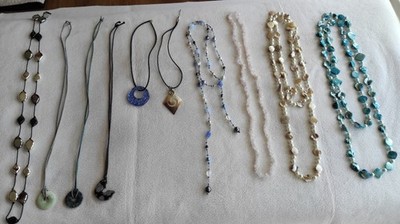 Wunderschöne,coole Halsketten (6 Schmuckstücke)als Paket (ges. 220 )  - VB 89 