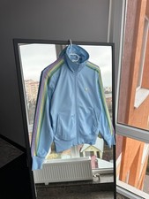 Vintage Adidas Firebird Woman Grun Blue Track Jacket Sz S