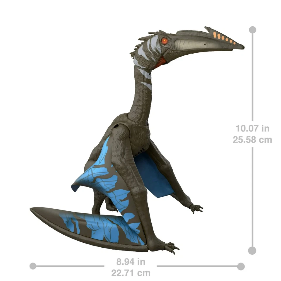 ВОЗДУШНАЯ ЗАСАДА QUETZALCOATLUS Мир Юрского периода Возрождение РЕВ И ЗВУКИ ЧОМПА 2025 Новая - Изображение 4 из 4