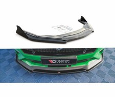 CUP Spoilerlippe + Wings SCHWARZ für Ford Mustang MK6 GT FL Frontspoiler V2