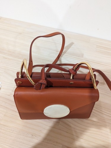 Orange Danse Lente Phoebe leather cross body bag - Picture 5 of 8
