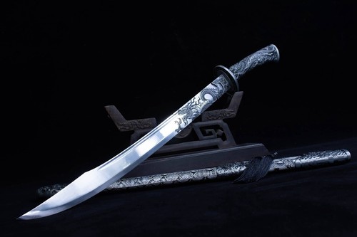 Espada china de Kung Fu dragón Dao Wushu hoja de acero al carbono espada afilada - Imagen 3 de 15