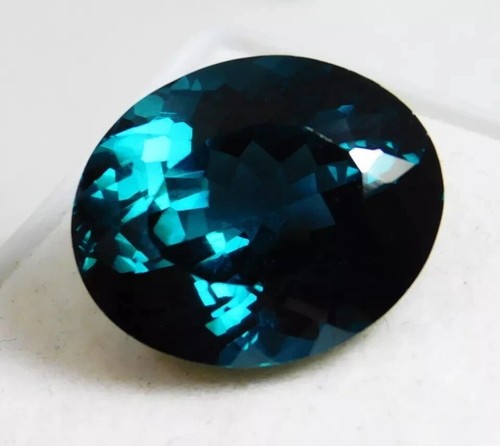 "Certified" 10.05 Ct Natural Greenish Blue Indicolite Tourmaline Oval Cut Gems - Picture 5 of 7