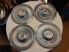 Set Of 4 Vintage 15 Inch Hubcaps Unknown Make Year Model Set Of 4 Vintage 15 Inch Hubcaps Unknown Make Year Model