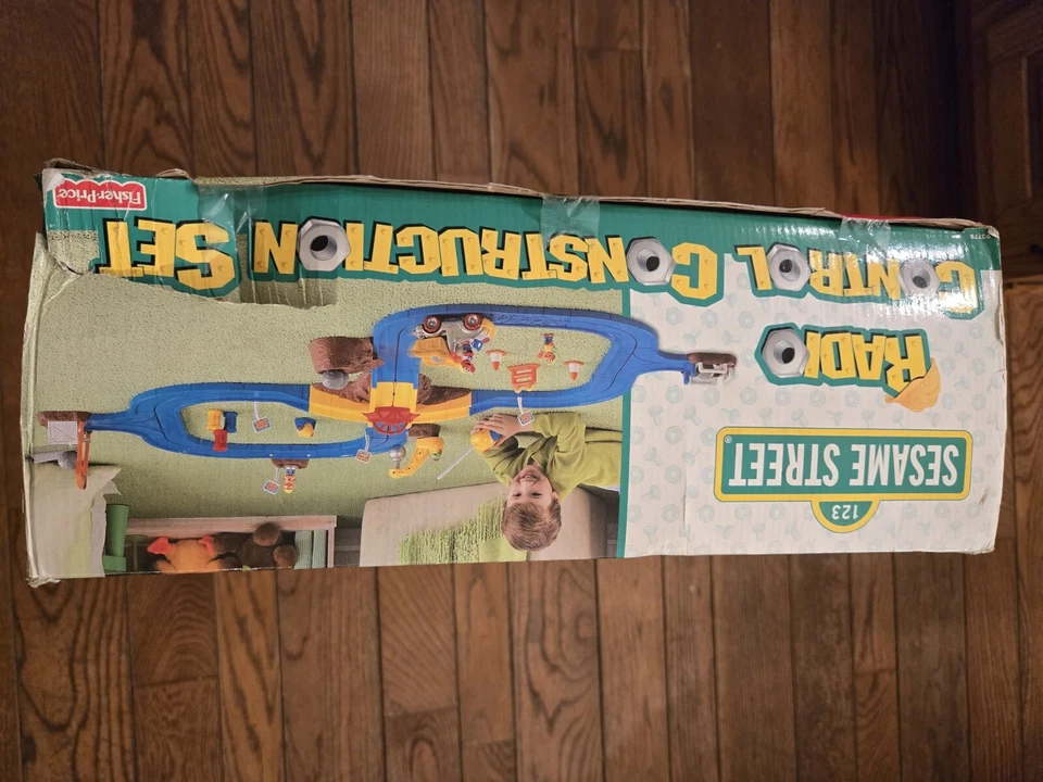 Juego de construcción de radio control Plaza Sésamo Fisher-Price 2000 caja dañada Foto 4 de 4