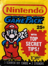 1989 Topps Nintendo Gamepack Cards Singles You Pick Tip Stickers Scratch Offs