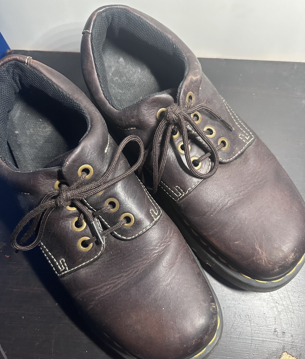 Dr Martens Mens 11 Shea Oxford Dark Brown Leather Lace Up  display picture 1