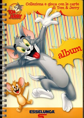 TOM & JERRY ALBUM COMPLETE WITH ALL 180 CARDS ESSELUNGA 2011 GREAT