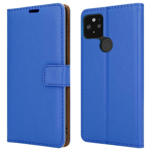 Pour Google Pixel 5 5G Étui,Cuir Clapet Pied Portefeuille Étui Téléphone + Écran - Photo 15 sur 19