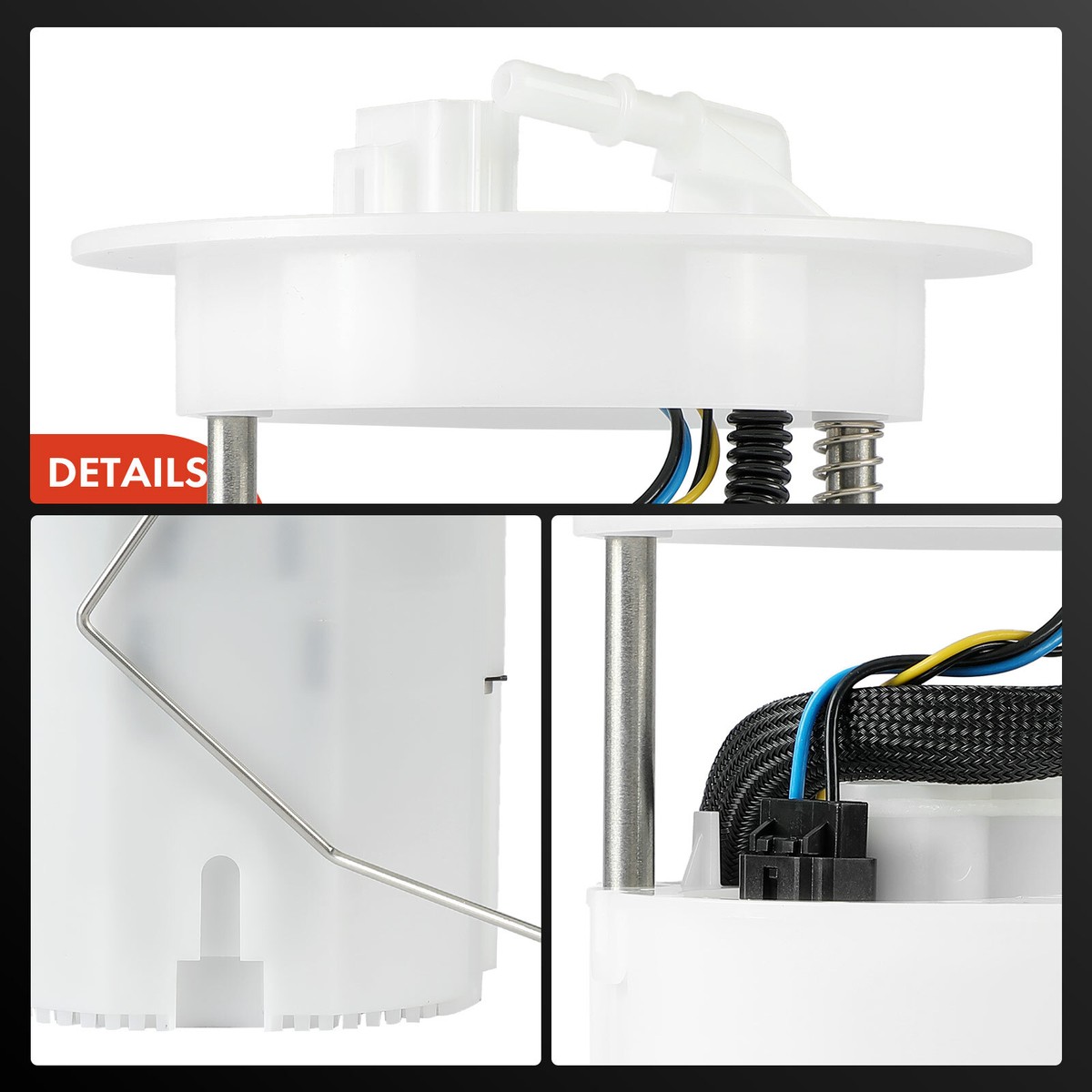 Elektrische Kraftstoffpumpe Für GY6 Roller - Kompatibel Mit 50ccm, 125ccm & 150ccm Modellen | Inkl. 3-Wege-Benzinhahn