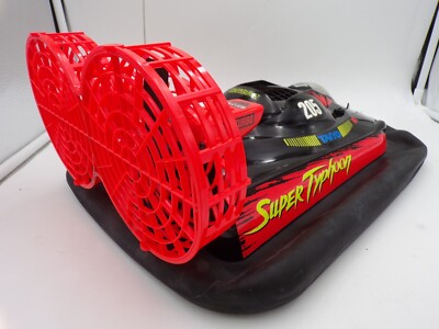 Vintage 1980's Taiyo Japan R/C Super Typhoon Hovercraft 9.6V Black