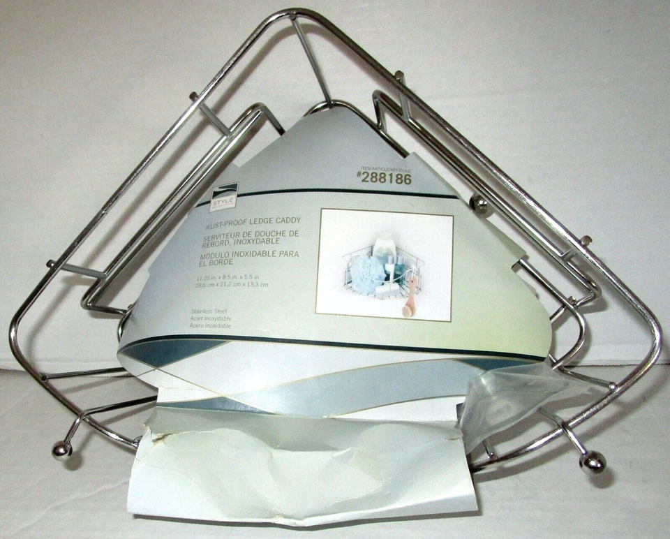 CARRITO REPISA A PRUEBA DE ÓXIDO ~ 11.25" x 8.5" x 5.5" ~ Acero inoxidable Foto 2 de 2