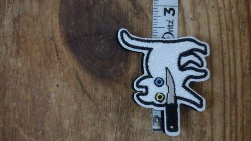 Iron on or Sew On Patches Cats, Goose, Barbie, Fire I'm Fine, Evil Eye - Picture 5 of 69