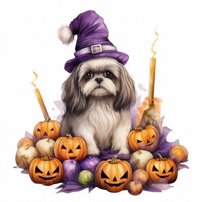 50X Shih Tzu Auto Aufkleber 9x9 cm Hunde Sticker Wetterfest & Selbstklebend