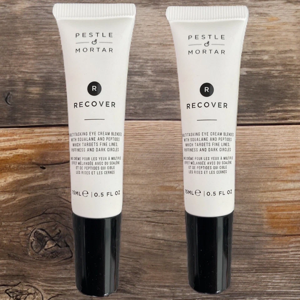 PESTLE & MORTAR 2 x Pestle And Mortar RECOVER Eye Cream - 15 ml
