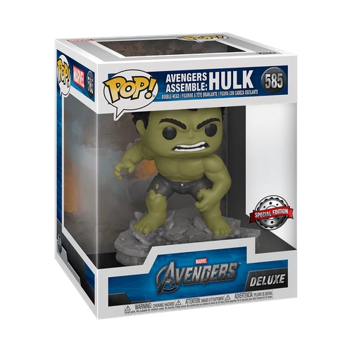 Funko Pop! Deluxe: Marvel - Avengers Assemble: Hulk (6 inch) - Amazon...