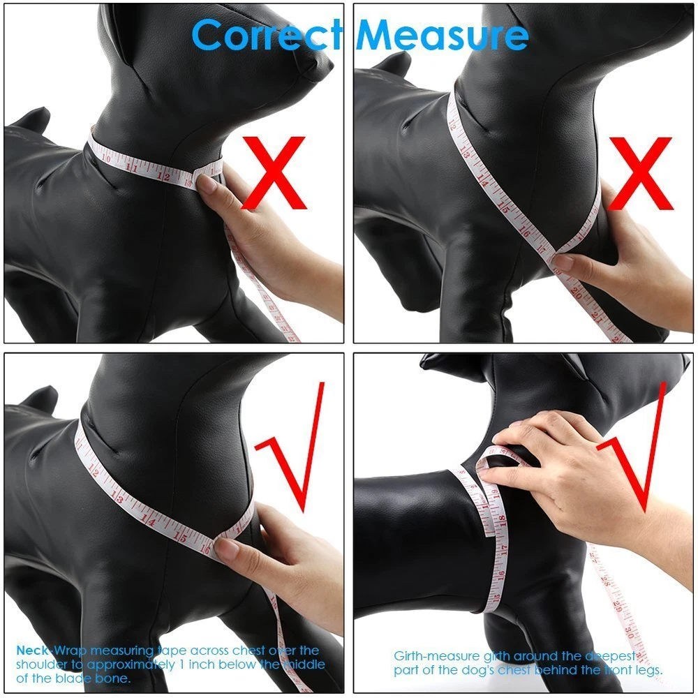 Dog Harness Leash Set Adjustable Heavy Duty No Pull Halter Harnesses for Smal...