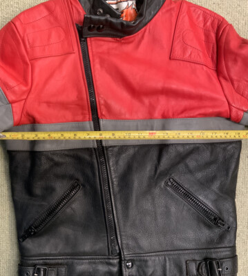 vintage WOLF leather motorbike jacket 38-40 ? | eBay