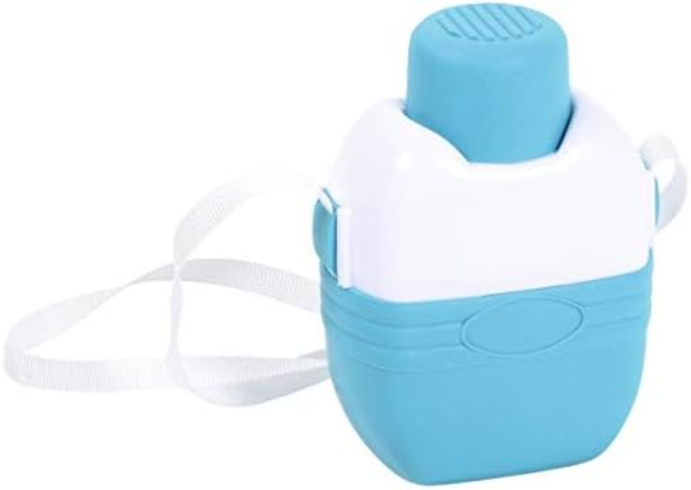 EDA Gourde 70 CL ISOTHERME avec BANDOULIERE Dim. 14,5 X 8,5 X 19,5 CM Bleu Turqu