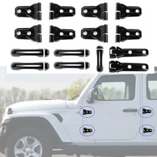 Exterior Door Tailgate Hinge Handle Cover Trim Set Kits For Jeep Wrangler JL 18+