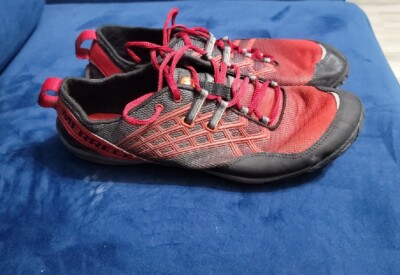 Merrell Shoes Mens 10 Red Crimson Performance Vibram Trail 
