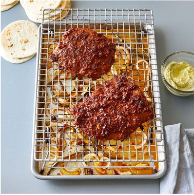 Pampered Chef:HALF SHEET PAN & BAKING RACK SET-FreeShipping