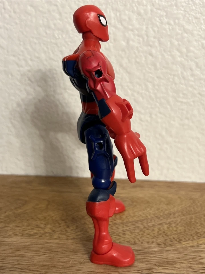 "FIGURA DE ACCIÓN SUPER HERO MASHERS SPIDER MAN 6"" PLÁSTICO HASBRO JUGUETE" Foto 4 de 4